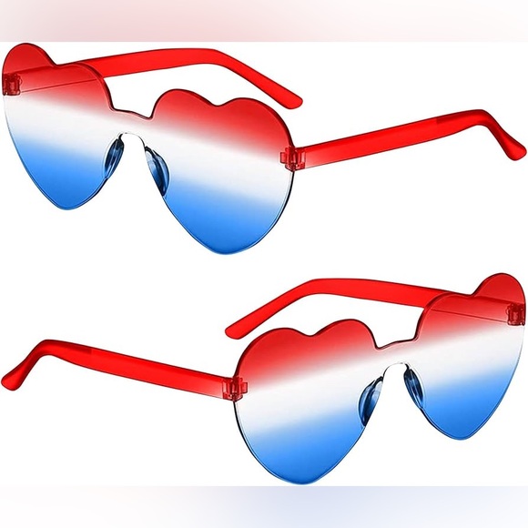Accessories - ❤️ 3/$15 Heart-Shaped Gradient Sunglasses